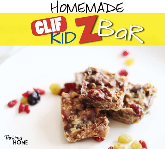 homemade clif kid z bar recipe