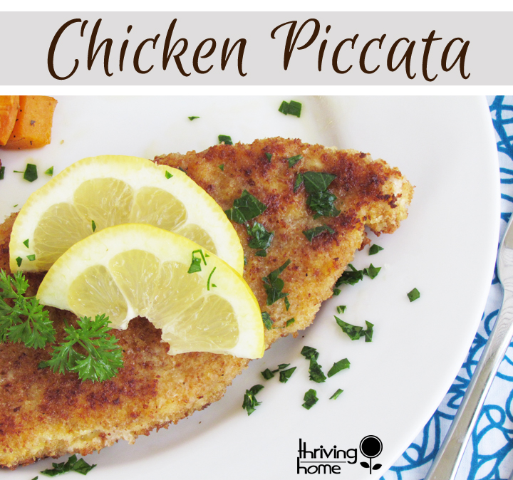 Chicken Piccata - try this light, flavorful, French-inspired twist on baked chicken. 