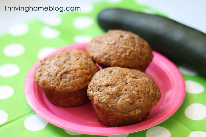 When your garden is bursting with zucchini, try this healthier version of zucchini muffins. Then put some in your freezer for a quick breakfast treat.