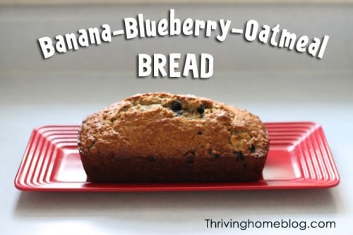 Banana-blueberry bread recipe