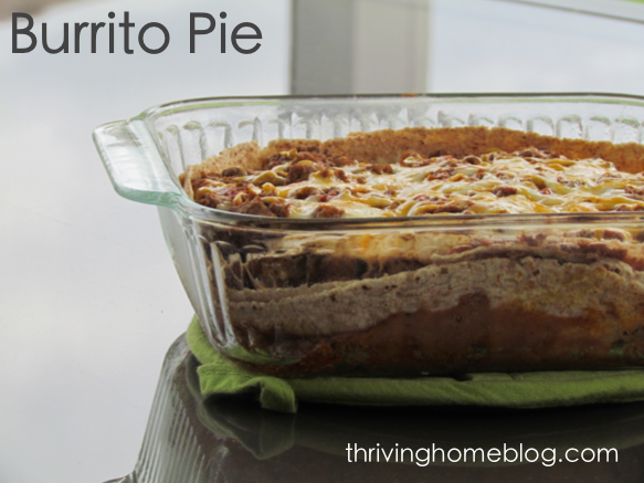 Layers of tortillas, meat, cheese, and refried beans makes this mexican-style lasagna a family favorite!