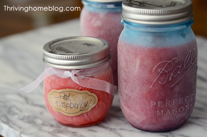Homemade freezer jam is a delicious treat that is not hard to make! The batch makes a lot, so you can save some for your family and gives others away as gifts!