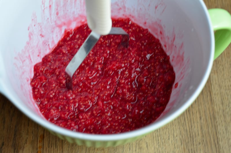 Homemade freezer jam is a delicious treat that is not hard to make! The batch makes a lot, so you can save some for your family and gives others away as gifts!