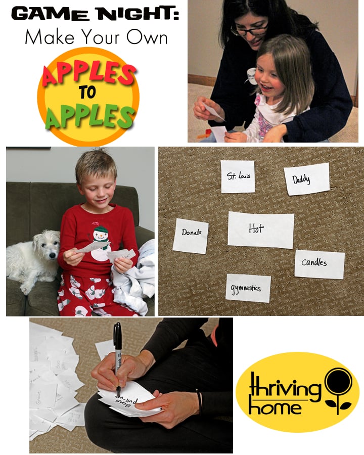 How to Make Your Own "Apples to Apples" Game