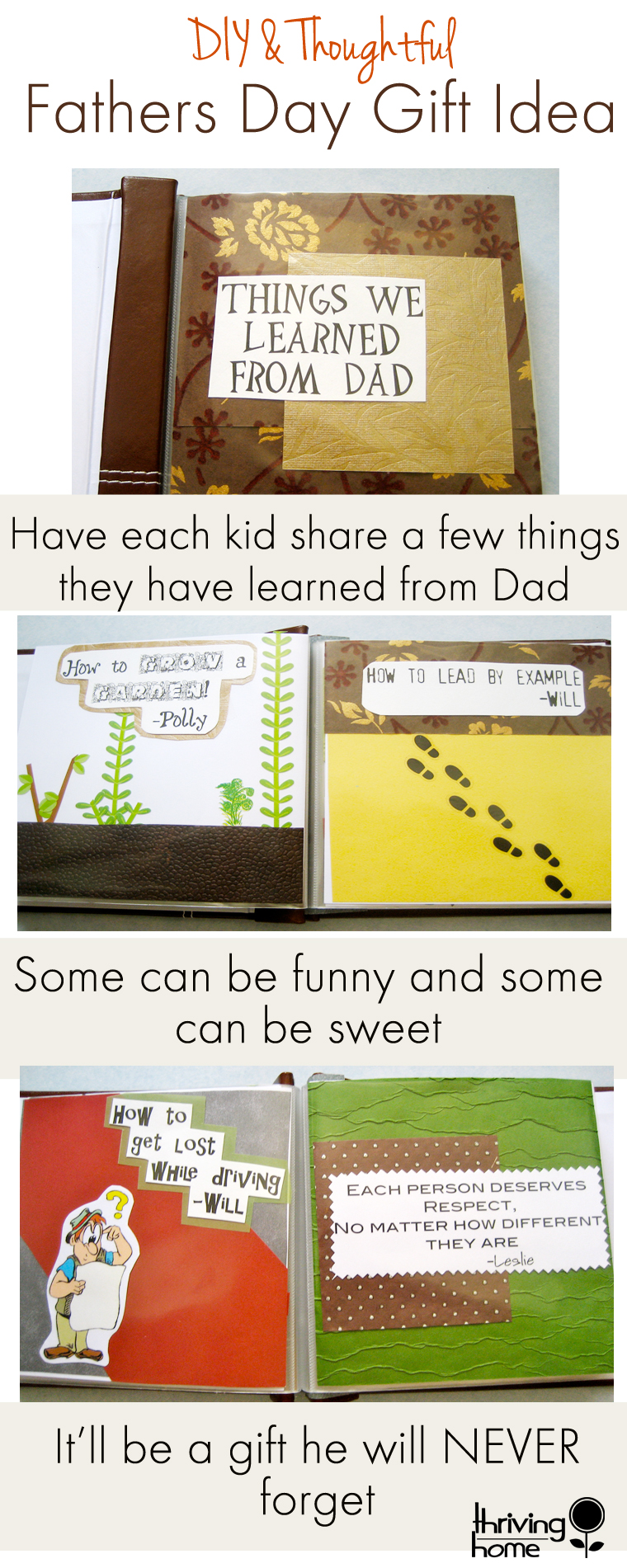 a diy thoughtful gift idea for dad