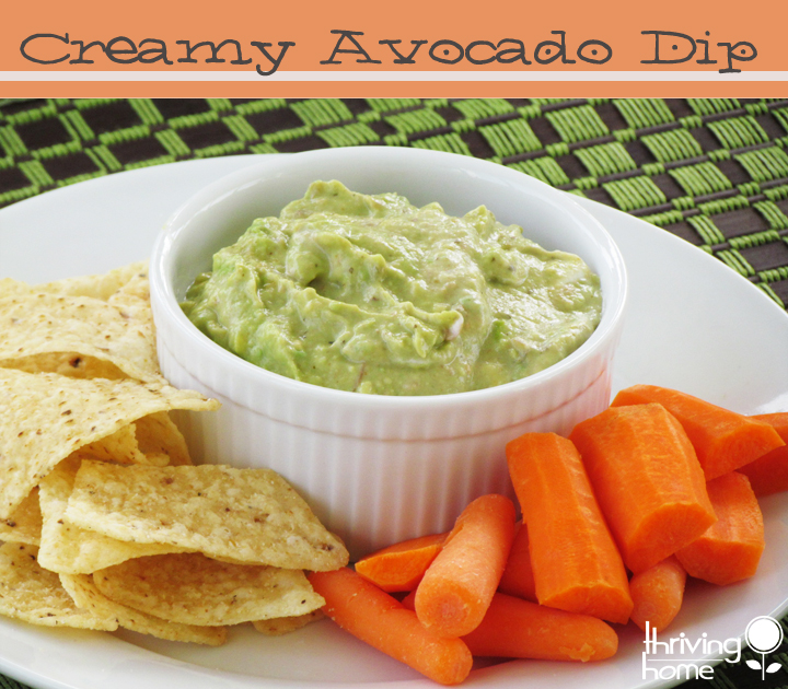 creamy avocado dip recipe