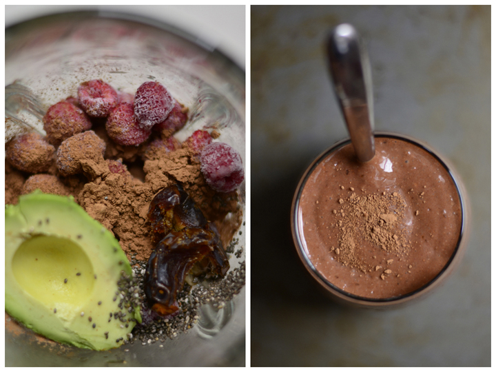 This is a truly healthy smoothie option for you chocolate lovers out there. Raspberry paired with dark chocolate and sea salt makes this an unforgettable snack or breakfast. 