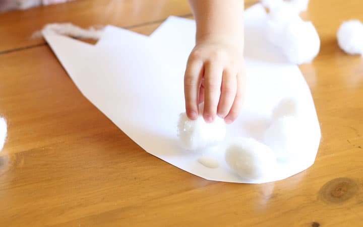 Puffy Ghost Craft {with Free Ghost Template} - Thriving Home