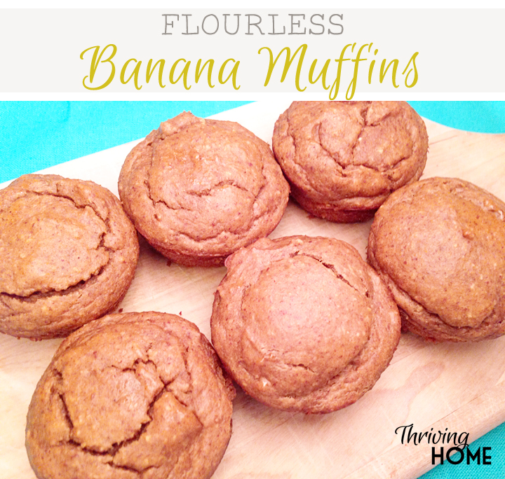You will never miss the flour in these muffins! They are deliciously moist and packed with protein, fiber, and other health benefits. 
