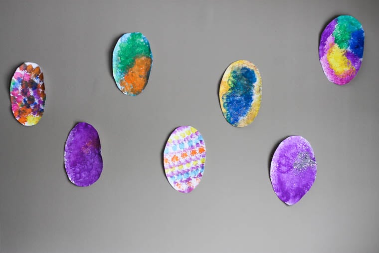 Easter Craft -- Painting Easter Eggs-23