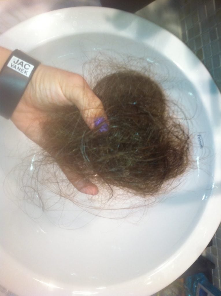 First Time Losing Hair - Post Shower