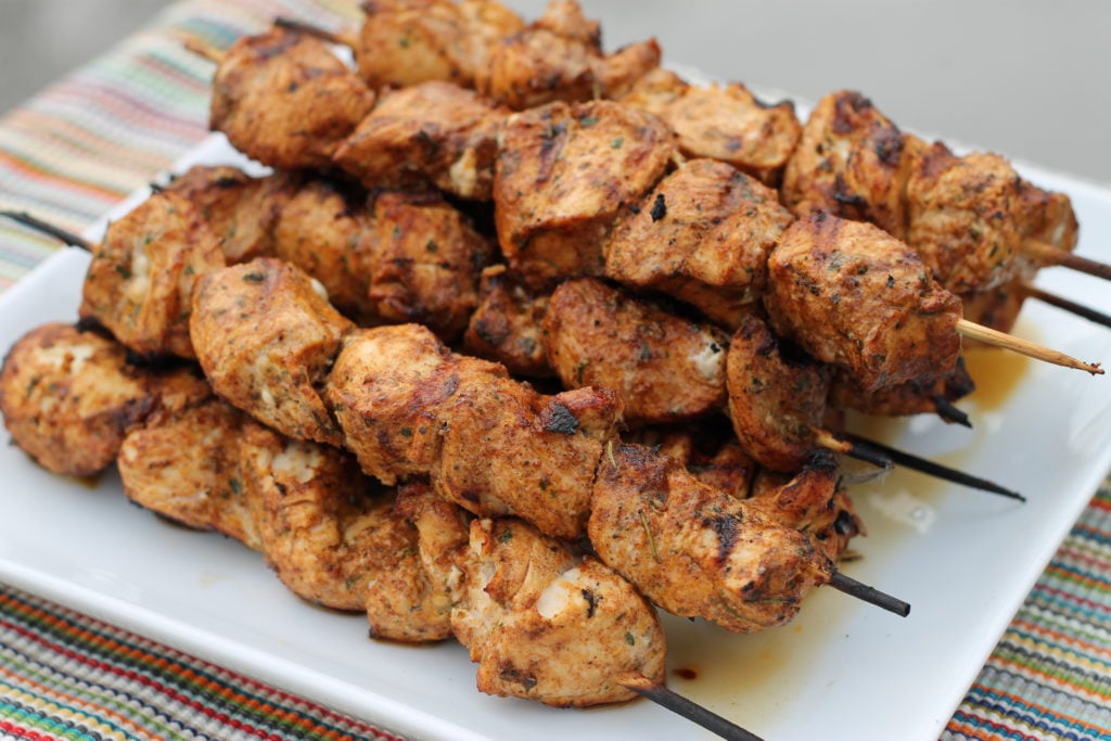 For juicy, tender bite-sized chicken that will please a crowd try these Southwest Grilled Chicken Kabobs. 