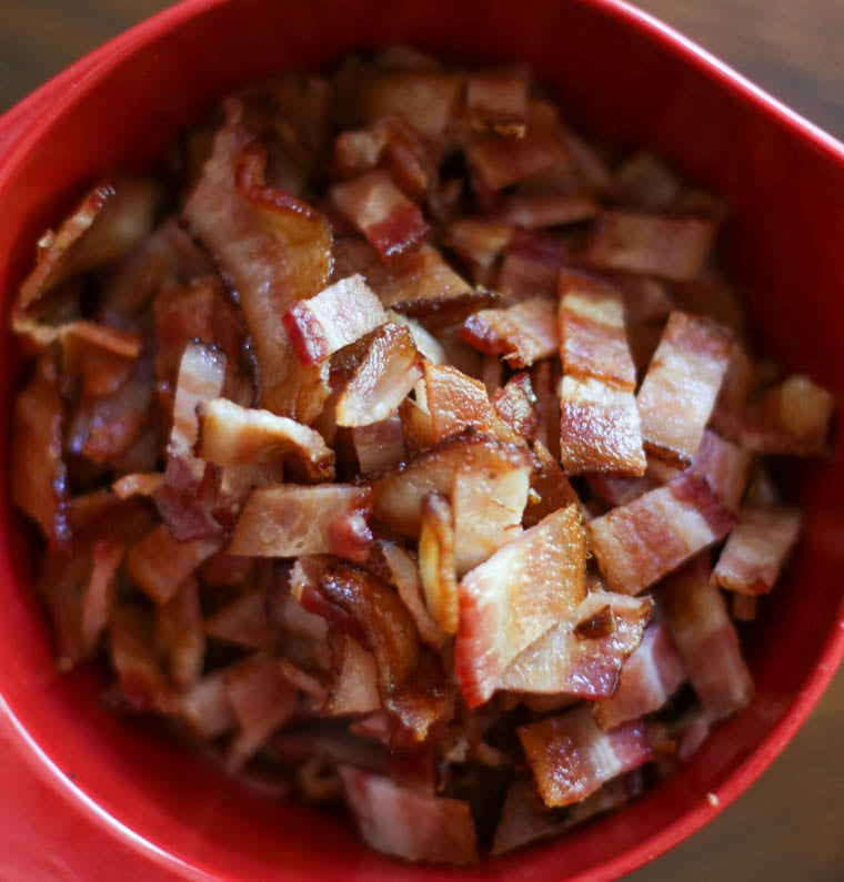 bacon in a bowl