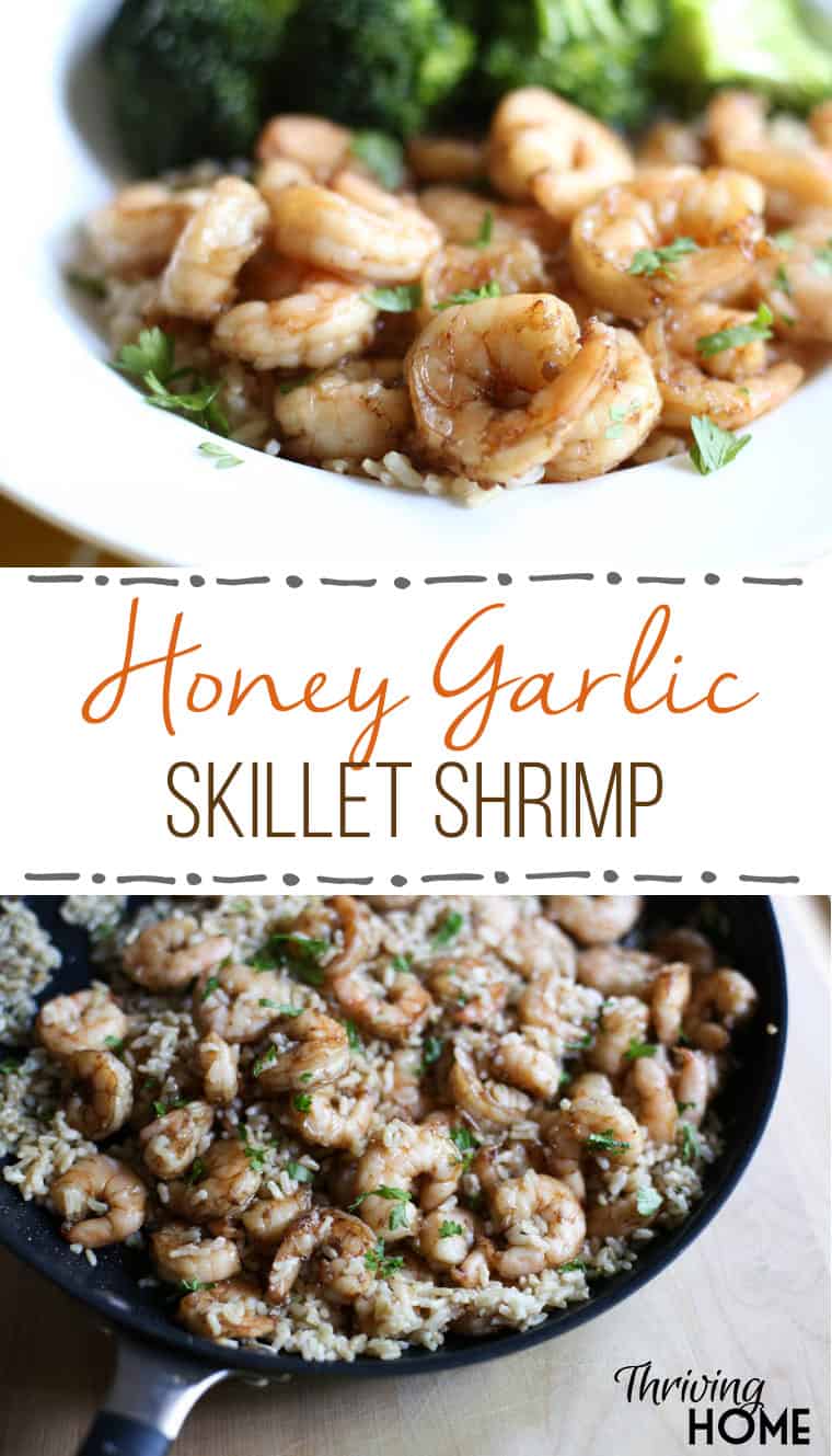 Honey Garlic Shrimp Skillet - The Cooking Jar