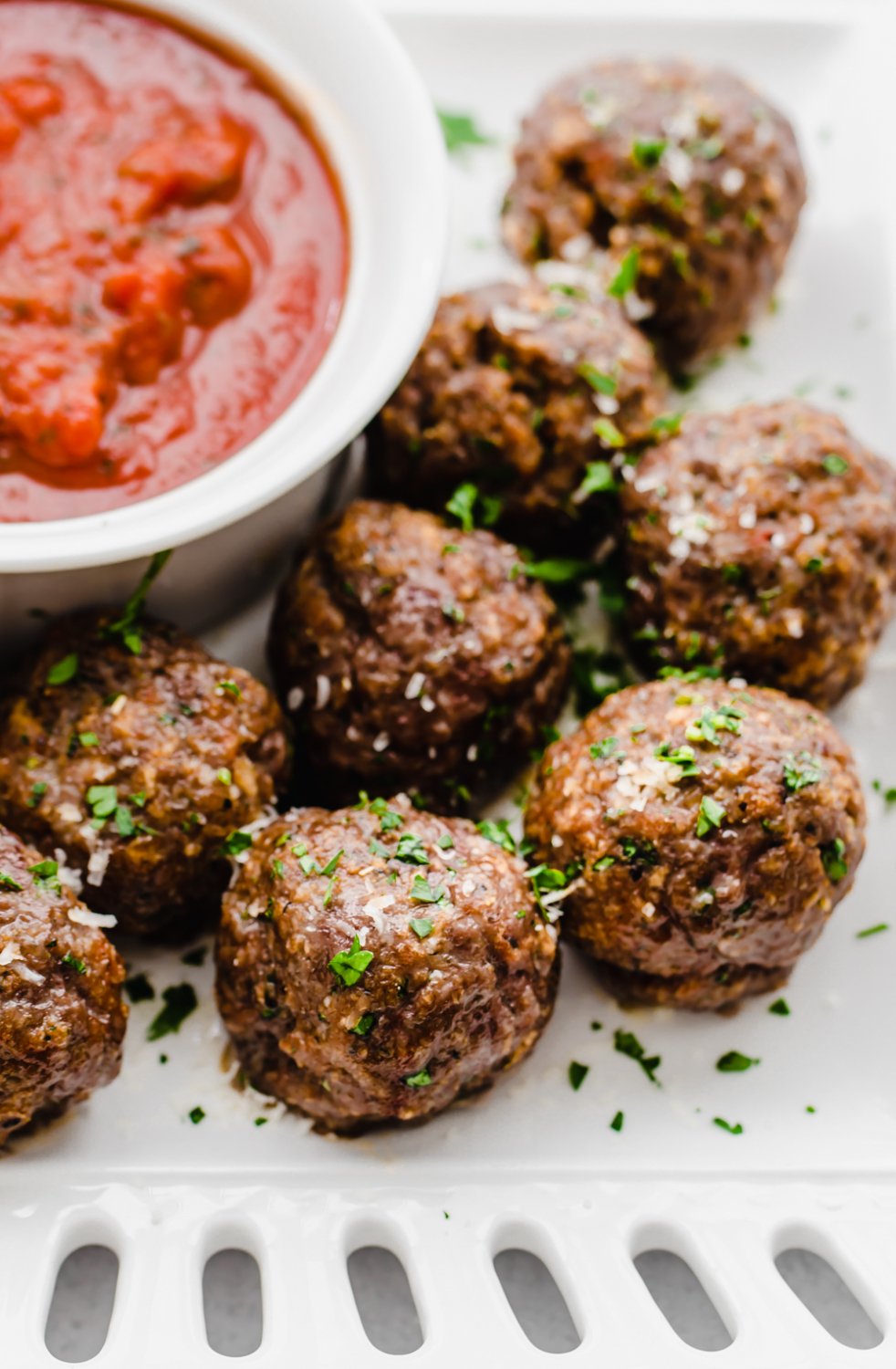 Fast And Easy Baked Italian Meatballs Thriving Home