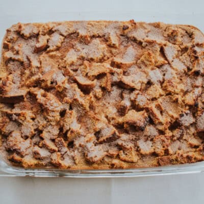 Apple Cinnamon Baked French Toast