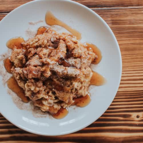 Apple Cinnamon Baked French Toast