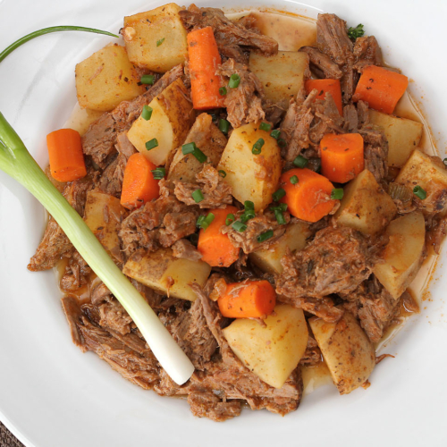 Slow Cooker Pot Roast has no processed ingredients. Just real food that's really good!