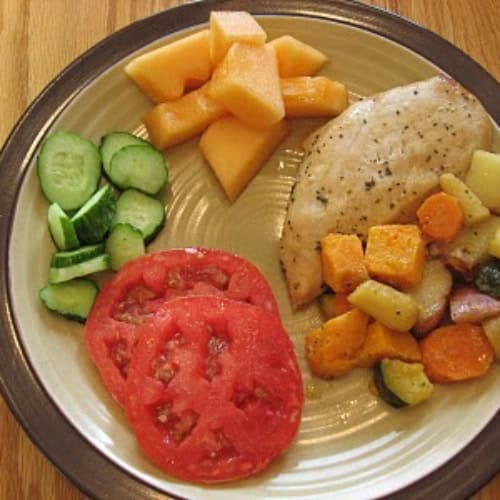 Roasted Lemon-Garlic Chicken and Veggies