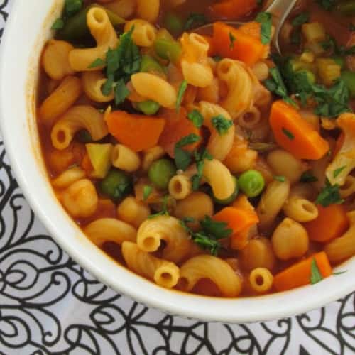 Vegetable Minestrone Soup
