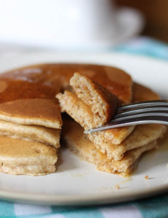 I LOVE this oatmeal pancake recipe. After this hearty, flavorful recipe for pancake mix, I will never go back to plain pancakes again. It's also packed with good ingredients that keep you fuller longer.