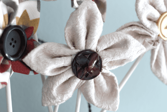 fabric flower tutorial