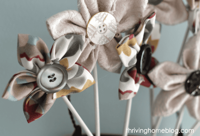 Fabric Flower Bouquet Tutorial