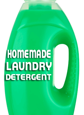 how to make homemade laundry detergent