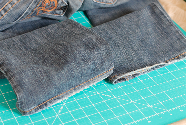 How to Hem Jeans and Keep the Original Hem | Thriving Home