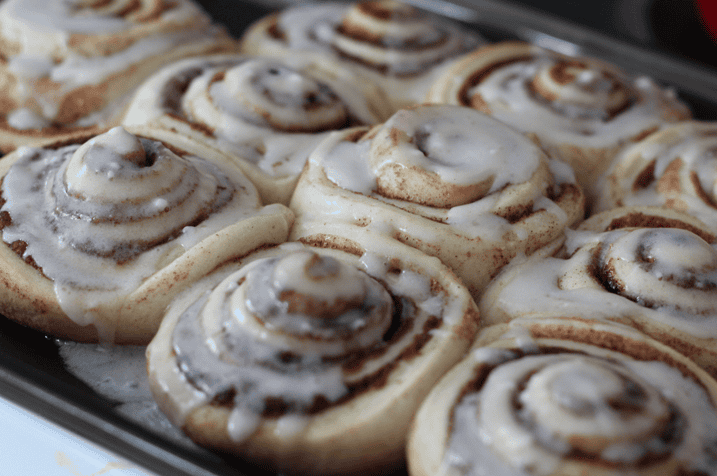 Bread machine Cinnamon Rolls