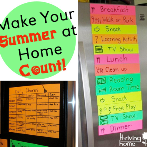 Make This Summer with Your Kids Count - How to create intentional summer goals that will make a difference in kids' lives.