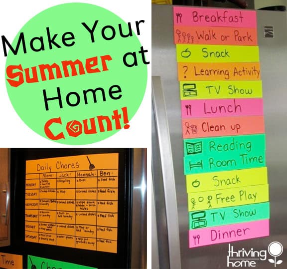 How to Make Your Summer at Home Count: Having a few summer goals for your kids can change everything! This post is all about setting goals and living those out all summer long. Full of ideas!!!