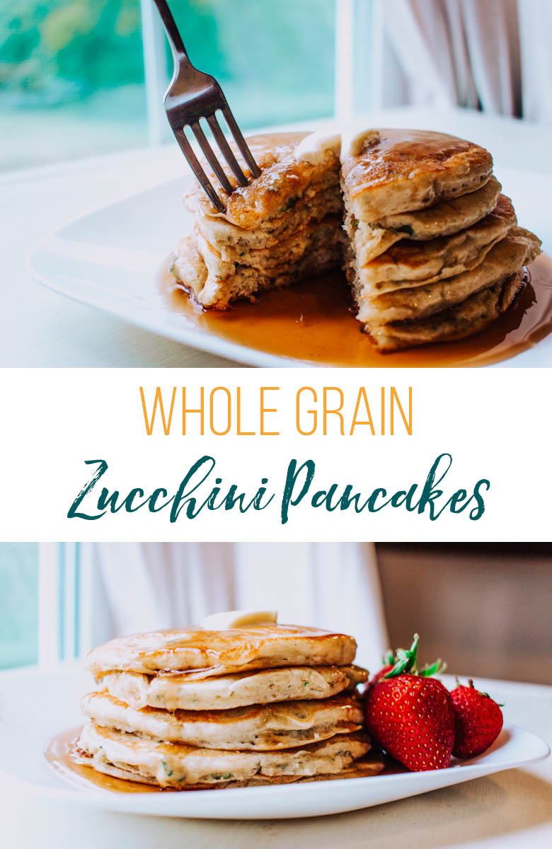 Whole Wheat Zucchini Pancakes (So Easy!) - Thriving Home