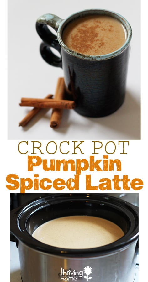 Pumpkin Spice Lattes in a Crockpot