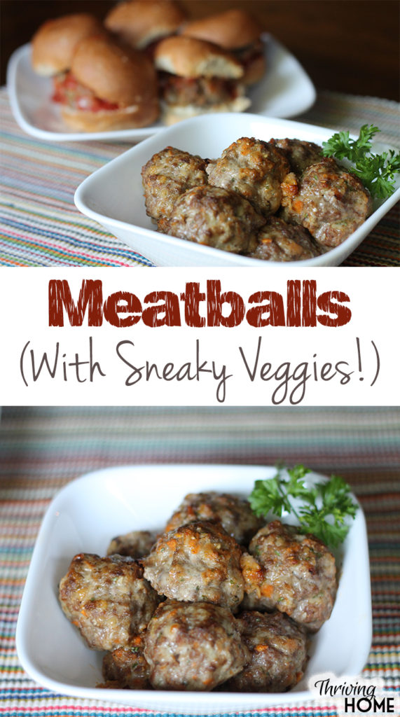 Meatballs with Sneaky Veggies Recipe | Thriving Home