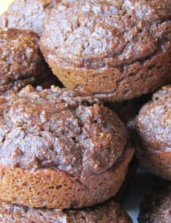 These Whole Wheat Chocolate Banana Muffins are packed full of nutrition and flavor. Feel good about feeding your family these for a quick breakfast!