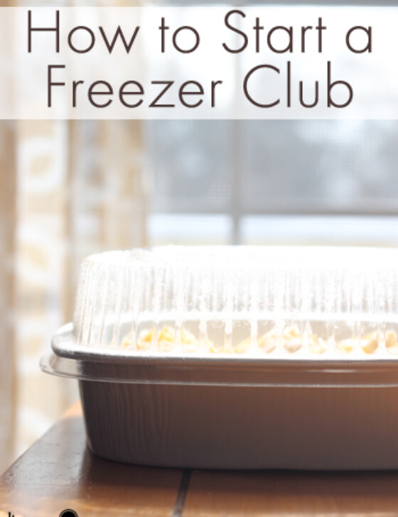 how to start a freezer club
