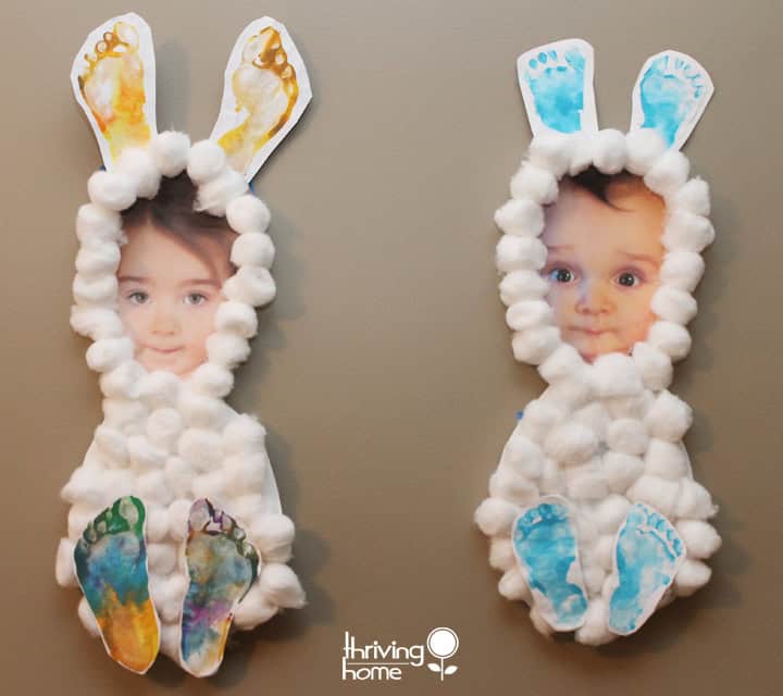 Little Photo Bunnies | Easter crafts