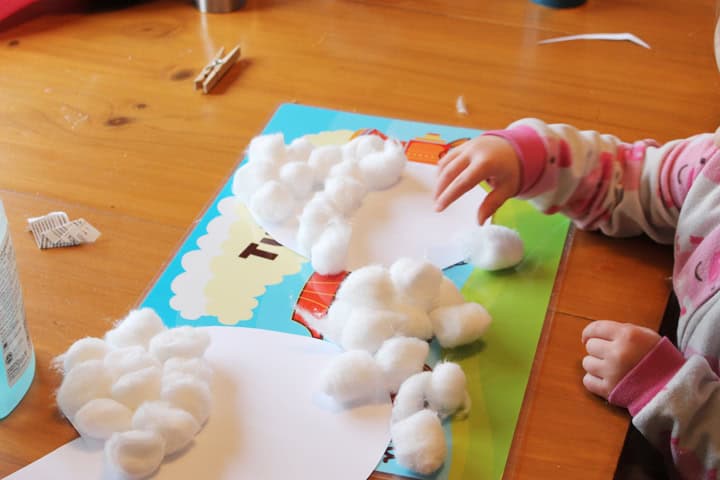 easter craft with picture