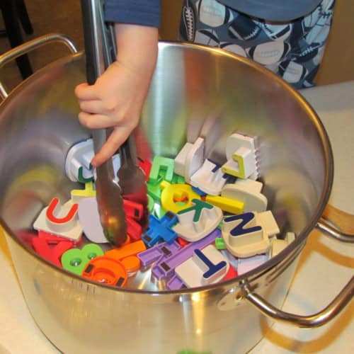 alphabet soup preschool learning activity