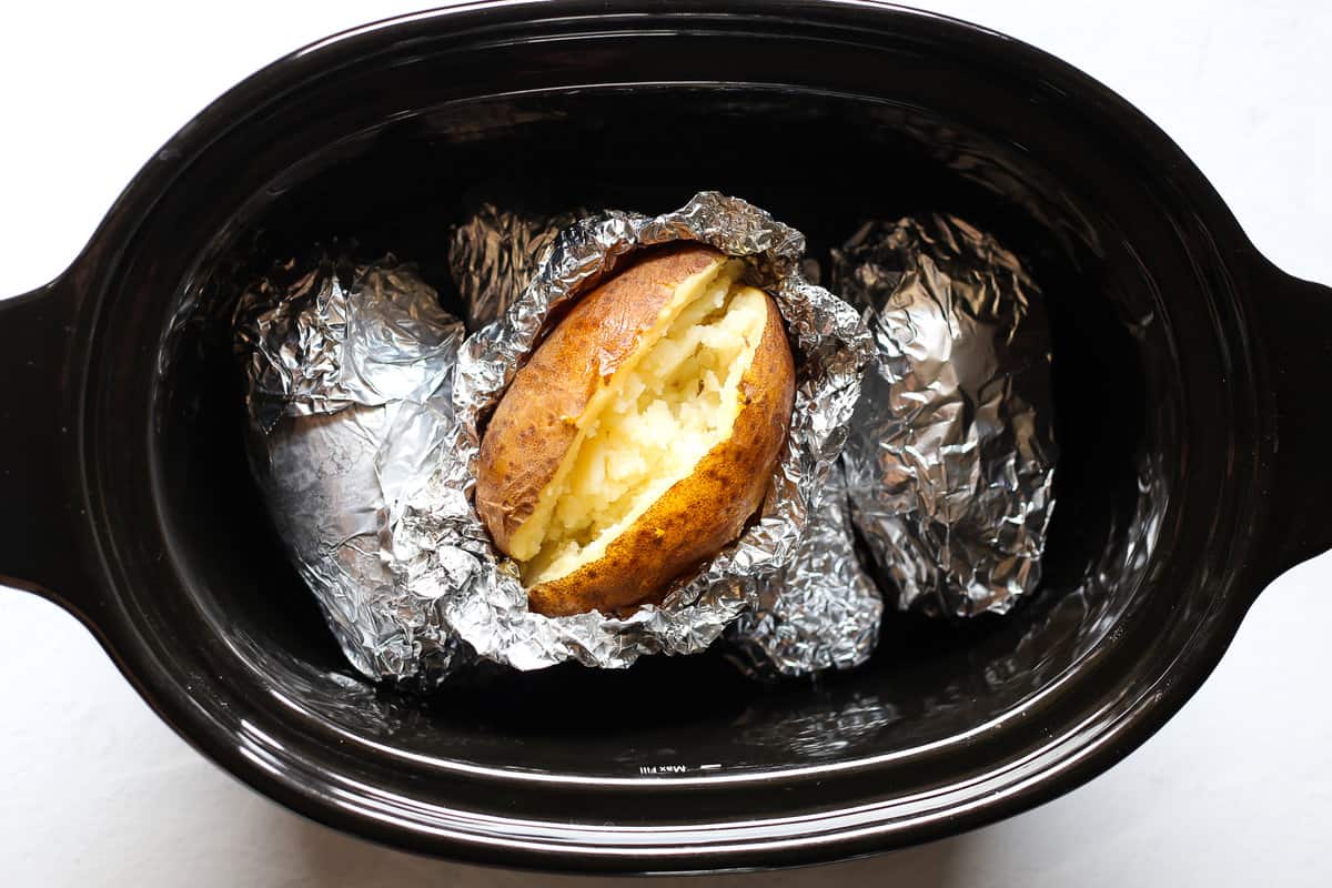 Crock Pot Baked Potatoes