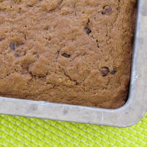 Whole Wheat Chocolate Chip Squash Cake