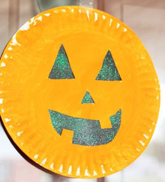 Paper Plate Pumpkin Craft - Thriving Home