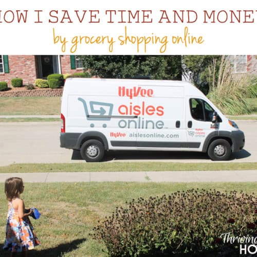 How I save time and money by shopping for groceries using HyVee aisles online