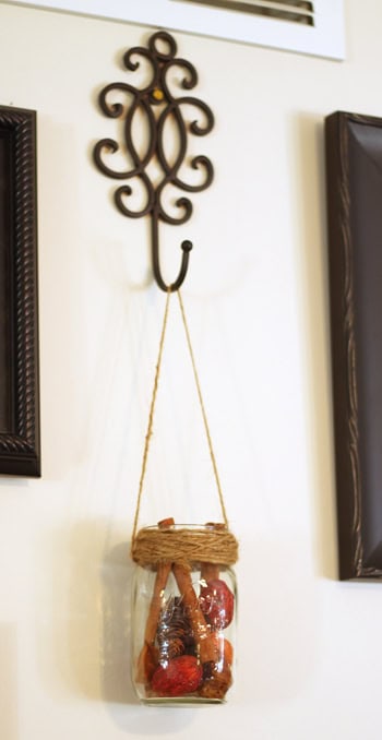 jar with burlap