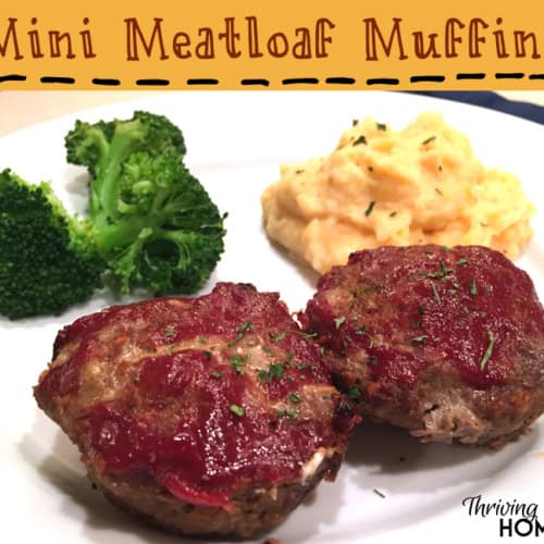 mini meatloaf muffins