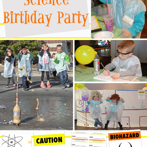 Easy and Cheap Science Birthday Party