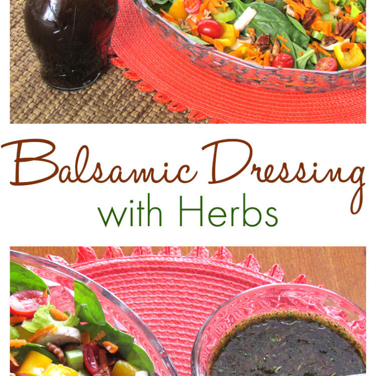 balsamic dressing with herbs