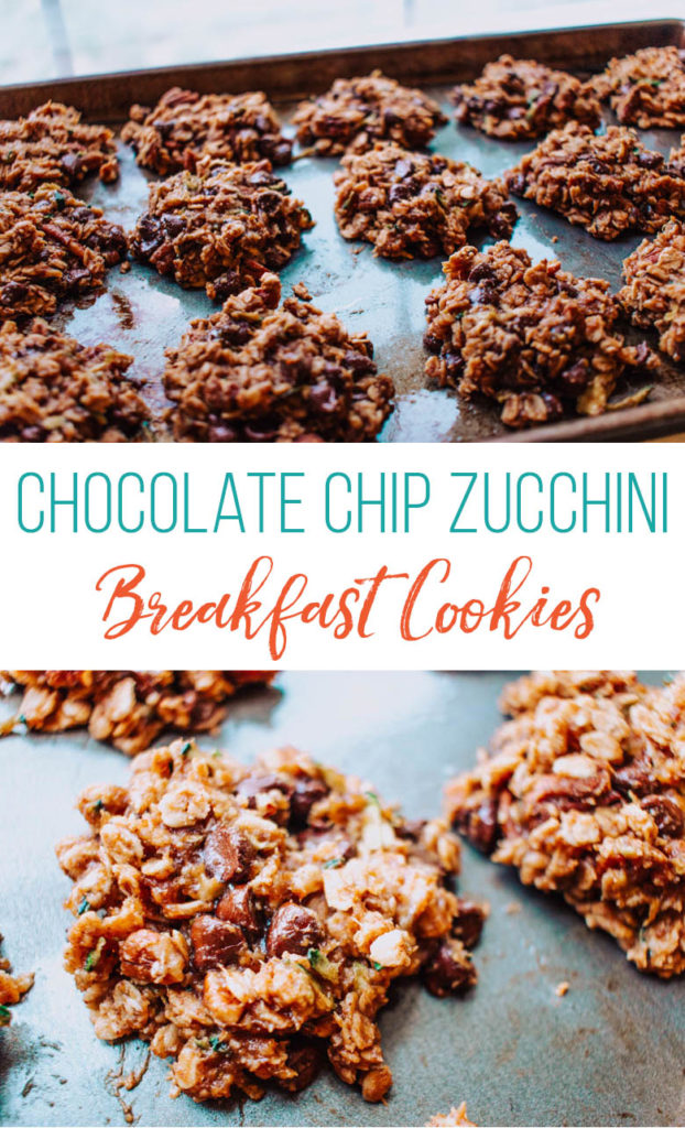 Chocolate Chip Zucchini Breakfast Cookies