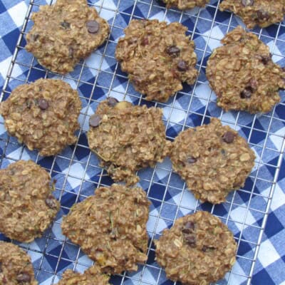 Zucchini Chocolate Chip Breakfast Cookies